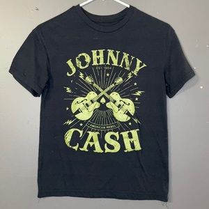 Johnny Cash Black Tee X-Small